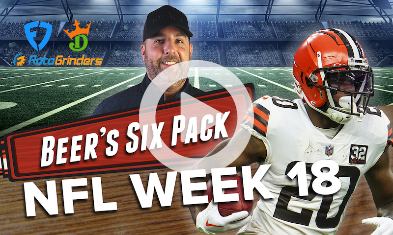 DraftKings and FanDuel NFL Six Pack: Week 18