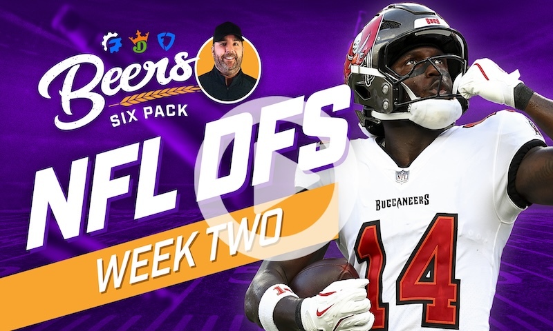 Beer's NFL DFS Six Pack for DraftKings & FanDuel: Week 2