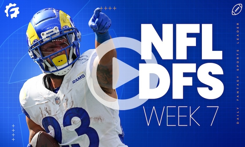 NFL DFS Sunday Morning Show Block - Week 7