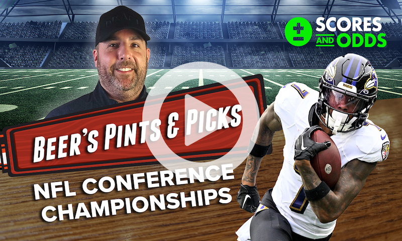 NFL Best Bets for Conference Championships: Pints & Picks presented by ScoresAndOdds