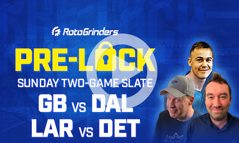 NFL DFS Pre-Lock Show - Sunday Wild Card Football (1/14/24)