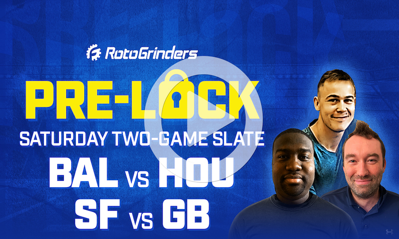 NFL DFS Pre-Lock Show - Saturday Divisional Round Football (1/20/24)