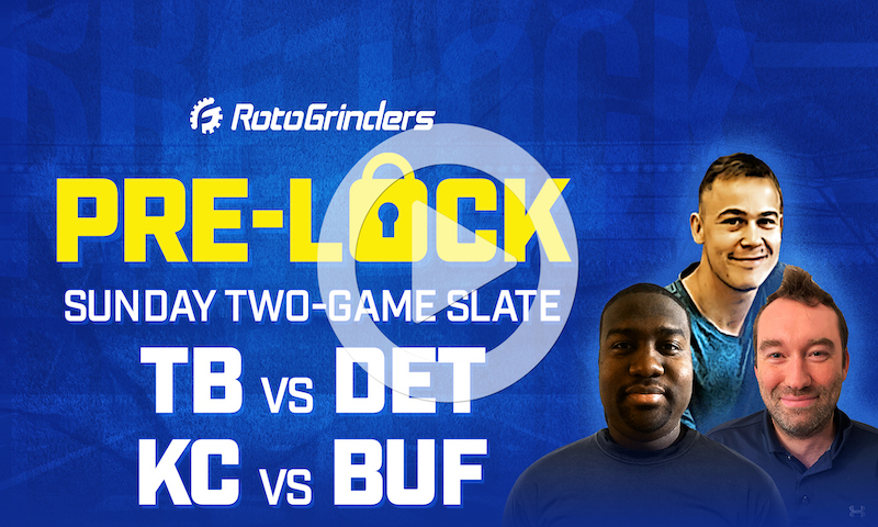 NFL DFS Pre-Lock Show - Sunday Divisional Round Football (1/21/24)