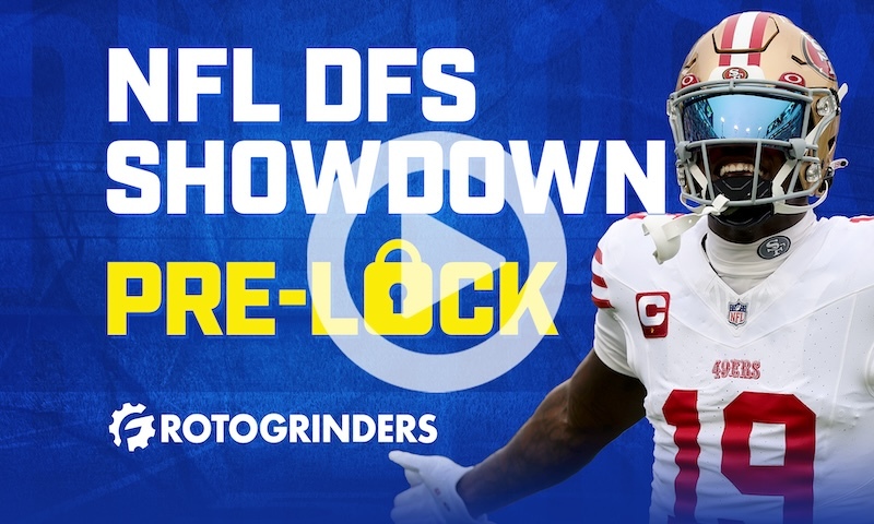 NFL DFS Showdown Pre-Lock Show: Week 6 - Thursday Night Football