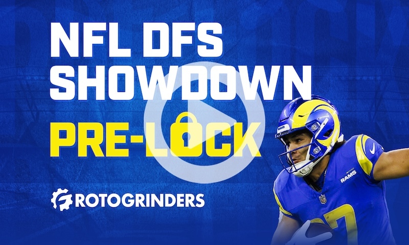 NFL DFS Showdown Pre-Lock Show: Week 1 - Sunday Night Football