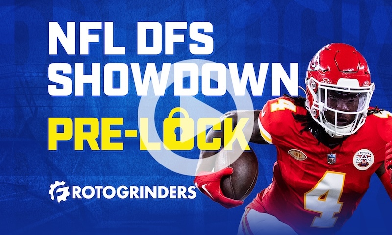 NFL DFS Showdown Pre-Lock Show: Week 3 - Sunday Night Football