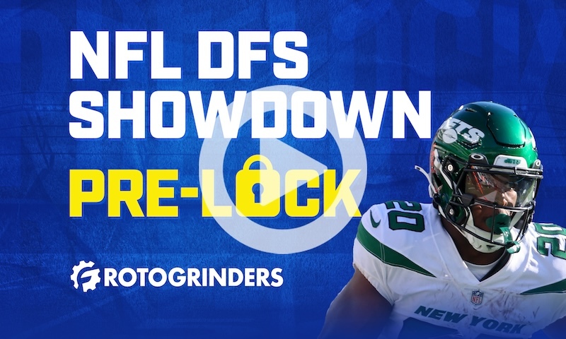 NFL DFS Showdown Pre-Lock Show: Week 1 - Monday Night Football