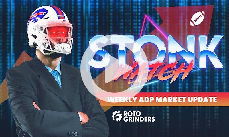 Stonk Watch: Weekly NFL ADP Market Updates - QBs & Passing Game Markets