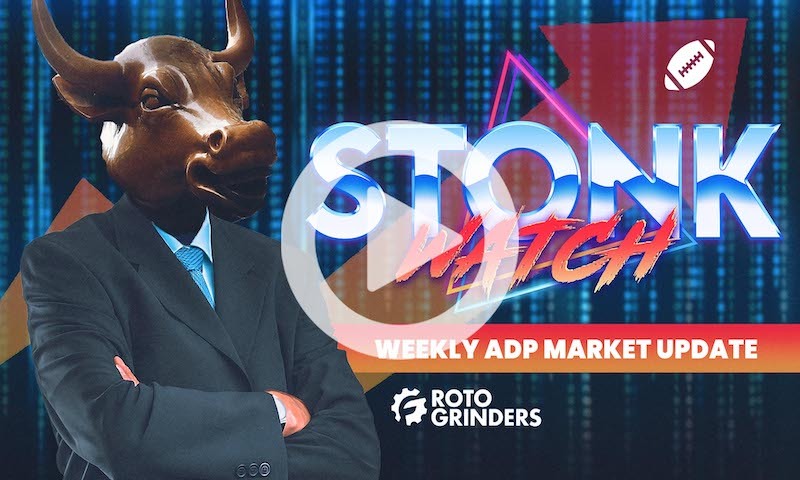 Stonk Watch: Weekly NFL ADP Market Updates - Bullish Players & Teams of 2024