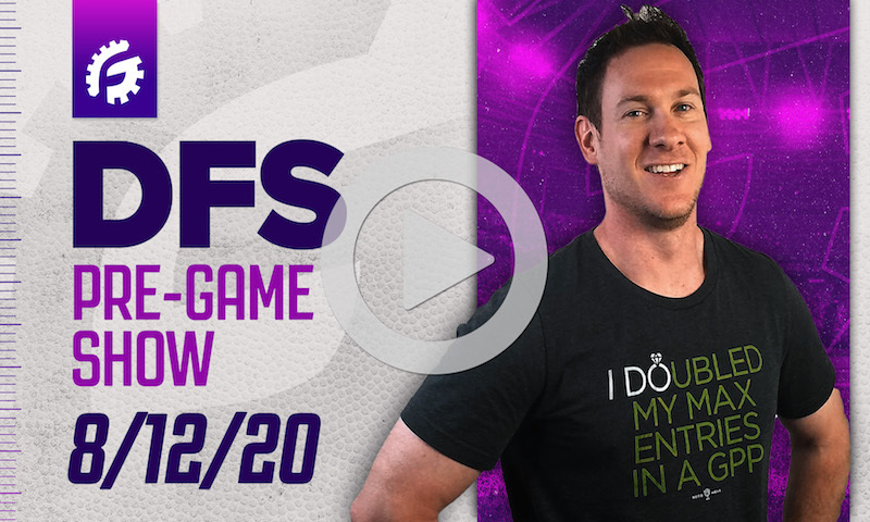 MLB Pre-Game - DFS MME Strategy for 8/12/20