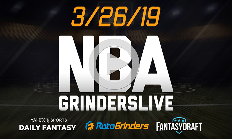 NBA/MLB 3/29/19 GrindersLive & Tournament Edition