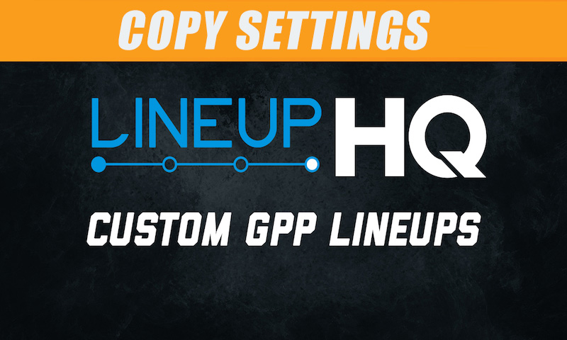 LineupHQ Tutorial - Copy Settings