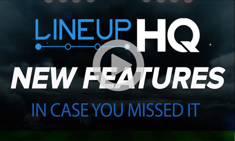 LineupHQ Tutorial - New Features ICYMI