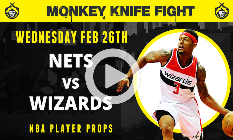 NBA Player Props - Monkey Knife Fight: 2-26-20