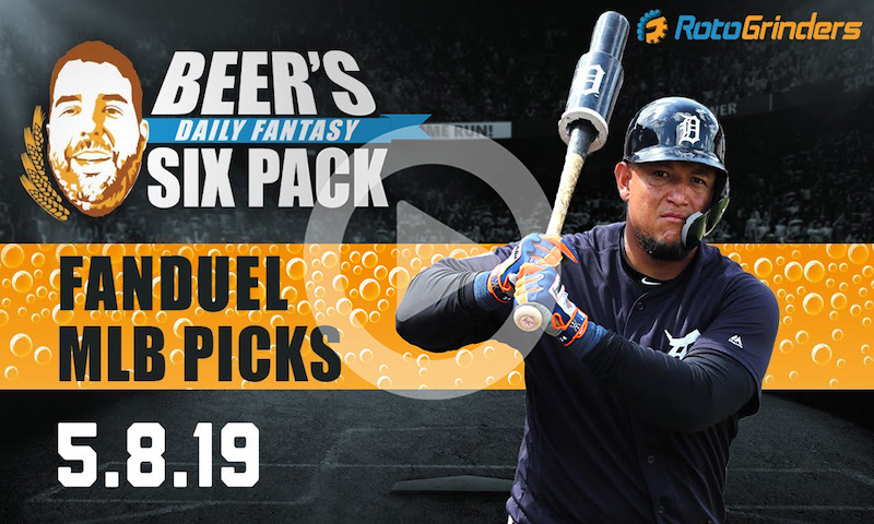FanDuel MLB Six-Pack: Wednesday, May 8th