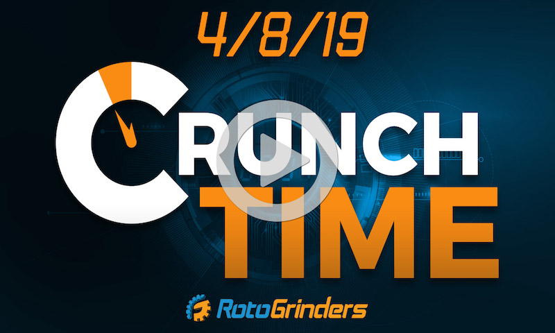 MLB 4/8/19 Crunch Time