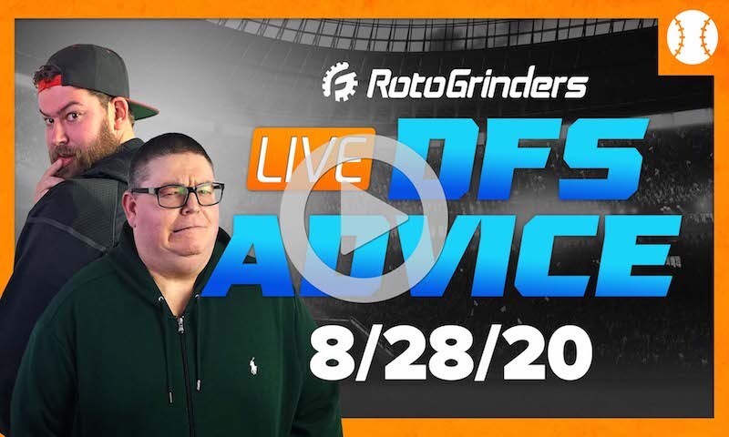 MLB DFS Strategy and Picks - GrindersLive 8/28/20