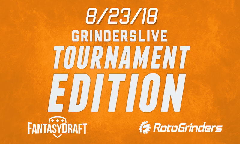 MLB 8/23/18 FantasyDraft Tournament Edition