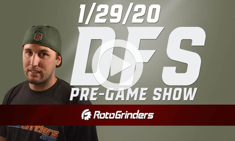 NBA Pre-Game - DFS Strategy for 1/29/20