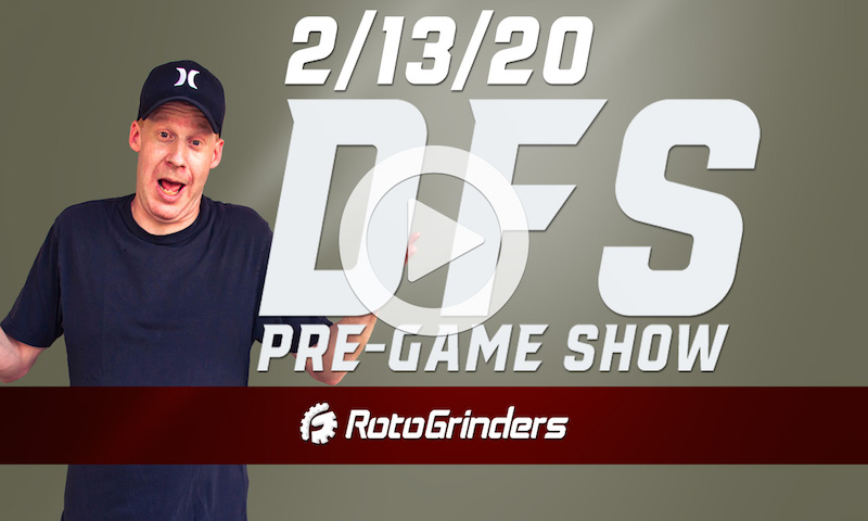 NBA Pre-Game - DFS Strategy for 2/13/20
