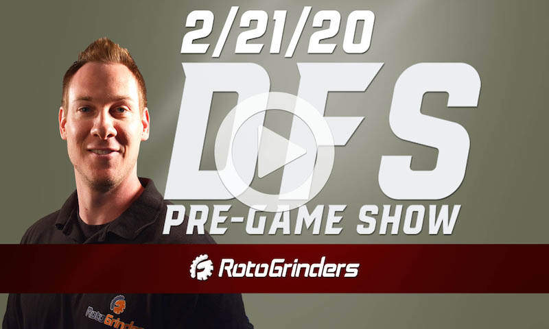 NBA Pre-Game - DFS Strategy for 2/21/20