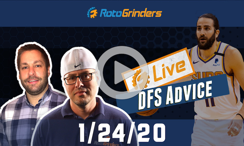 NBA GrindersLive - DFS Strategy for 1/24/20