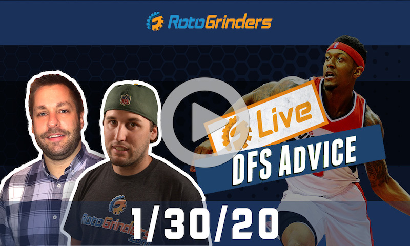 NBA GrindersLive - DFS Strategy for 1/30/20