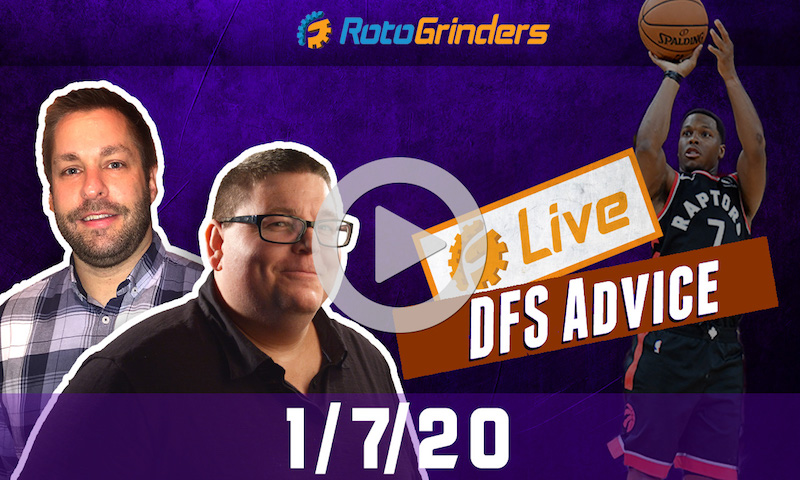 NBA GrindersLive - DFS Strategy for 1/7/20