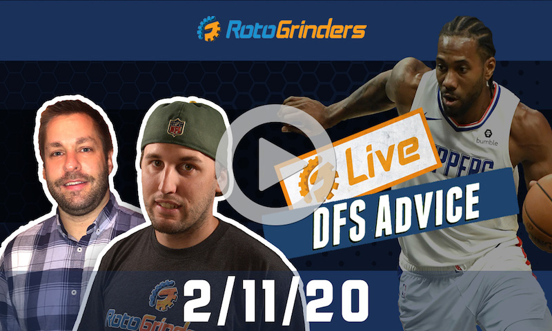 NBA GrindersLive - DFS Strategy for 2/11/20
