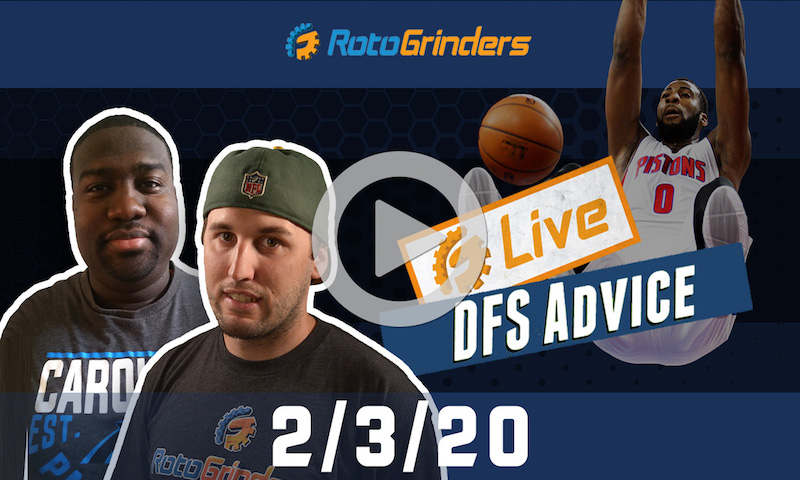 NBA GrindersLive - DFS Strategy for 2/3/20