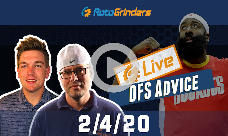 NBA GrindersLive - DFS Strategy for 2/4/20