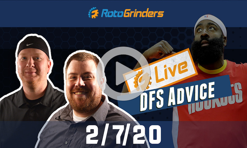 NBA GrindersLive - DFS Strategy for 2/7/20