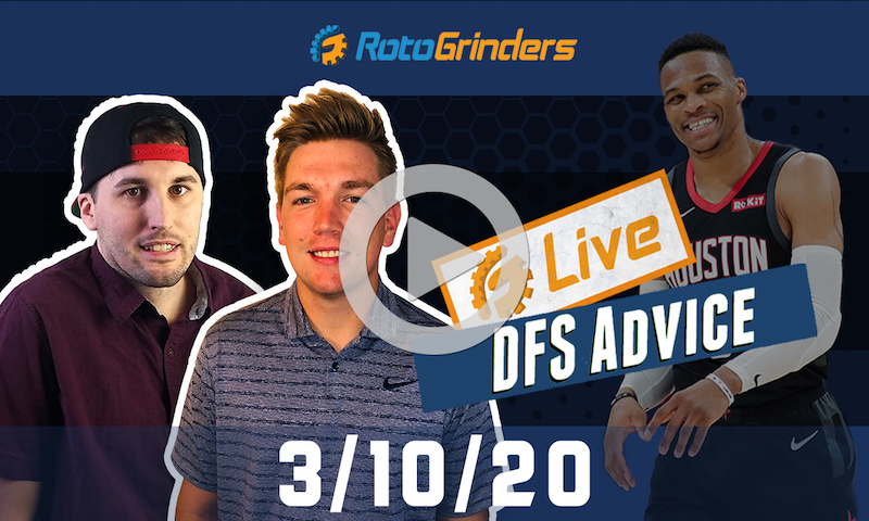 NBA GrindersLive - DFS Strategy for 3/10/20