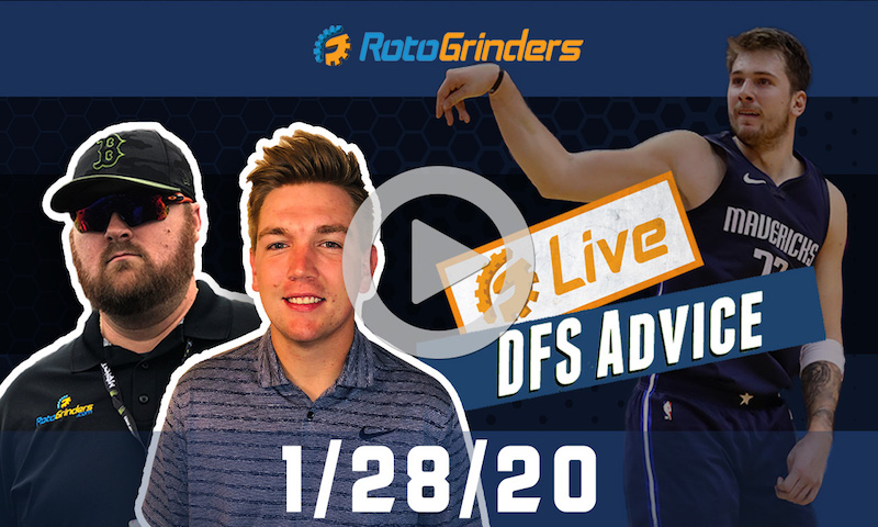 NBA GrindersLive - DFS Strategy for 1/28/20