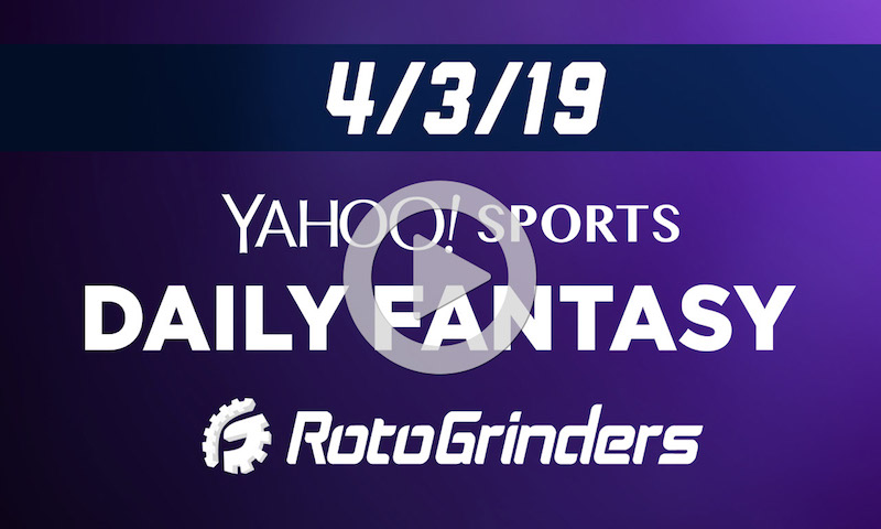 NBA 4/3/19 Yahoo Tournament Edition