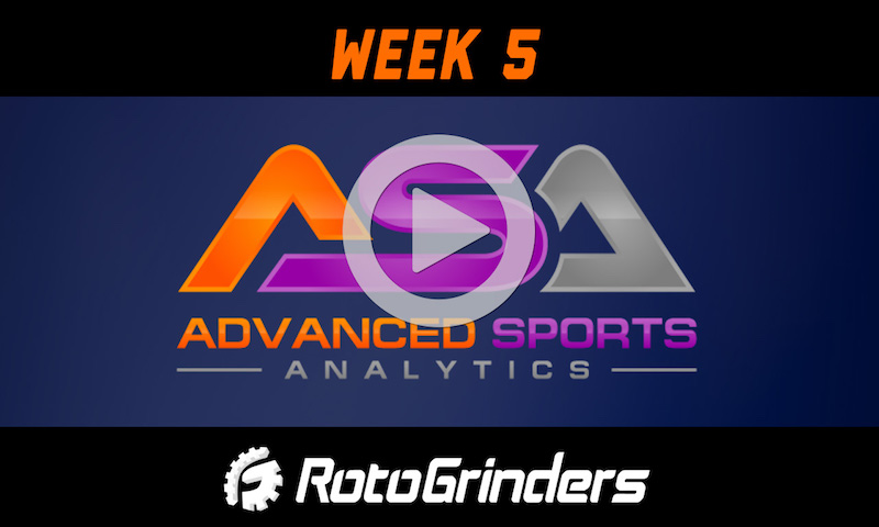 NFL Week 5 Advanced Sports Analytics Show