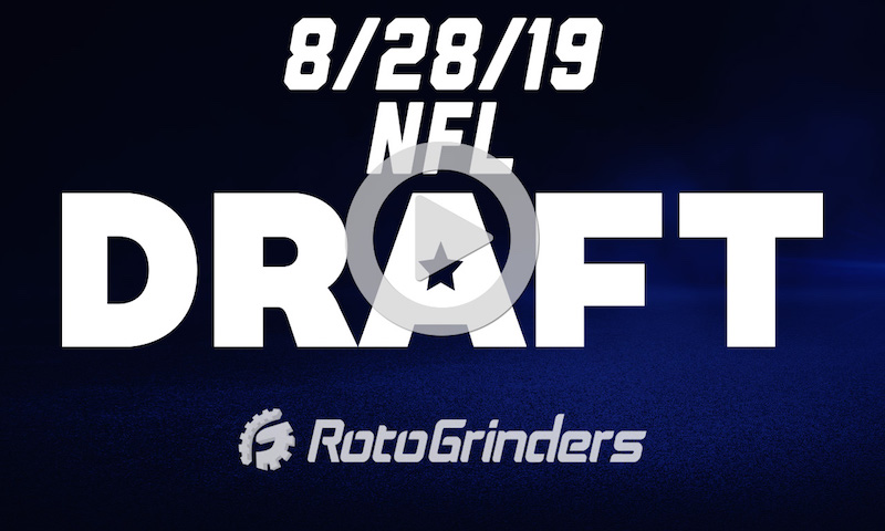 NFL DRAFT Best Ball Championship Picks - RotoGrinders