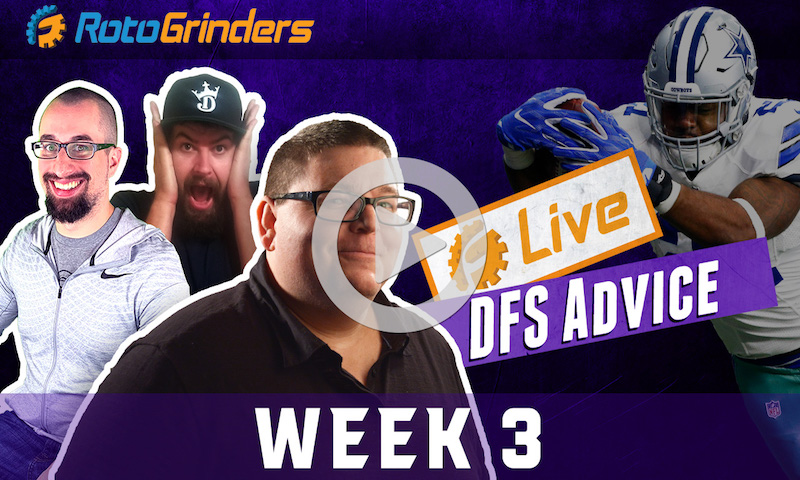 NFL Week 3 GrindersLive & Opening Drive