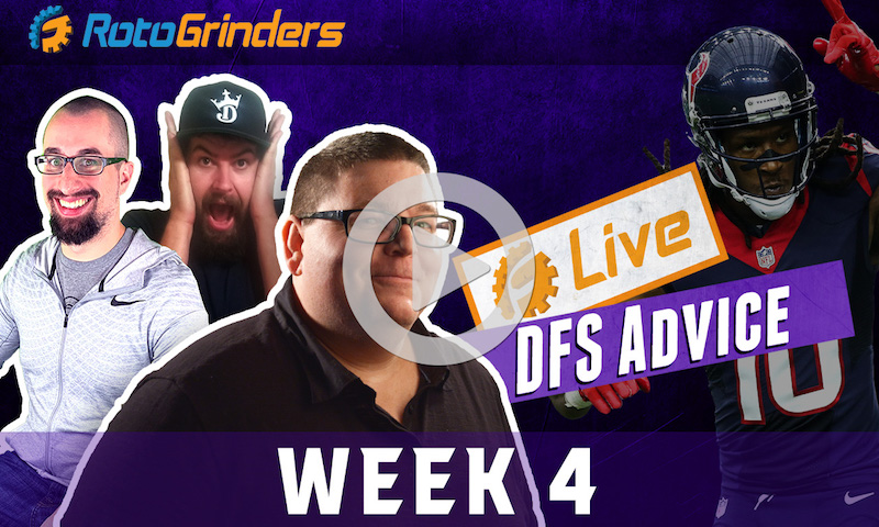 NFL Week 4 GrindersLive & Opening Drive