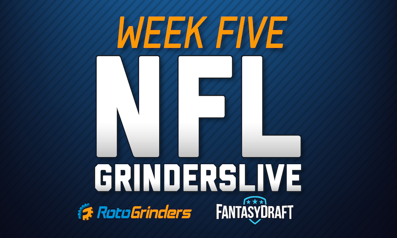 NFL Week 5 GrindersLive