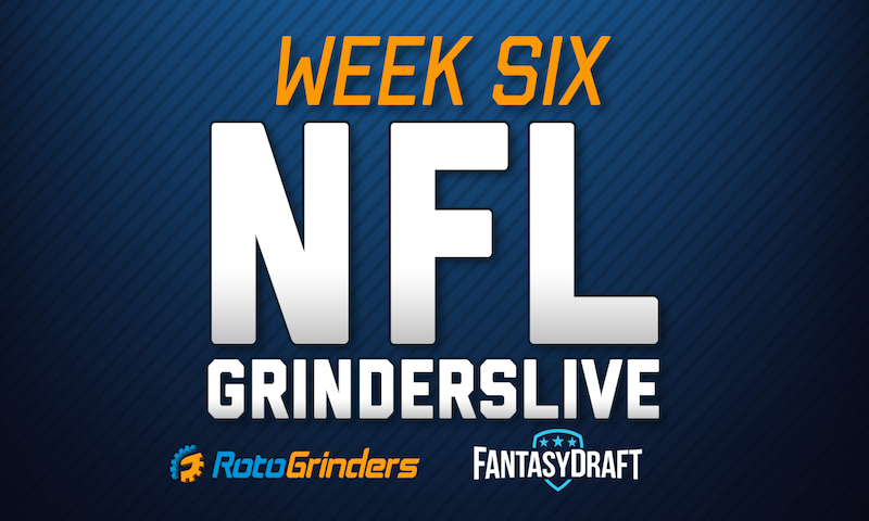 NFL Week 6 GrindersLive