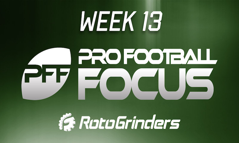 NFL Week 13 Pro Football Focus