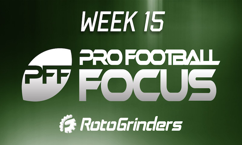NFL Week 15 Pro Football Focus