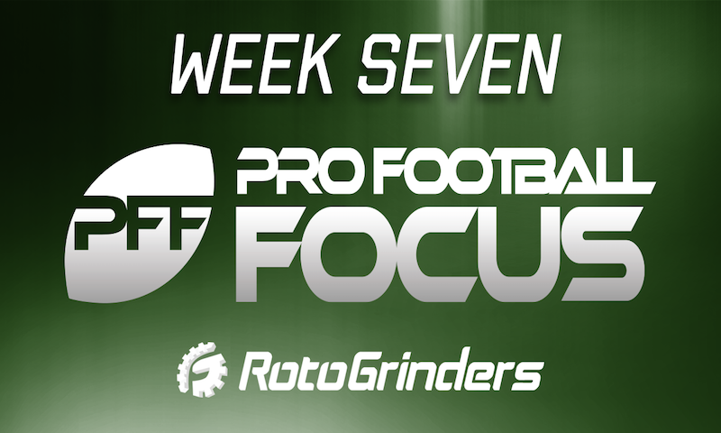 NFL Week 7 Pro Football Focus