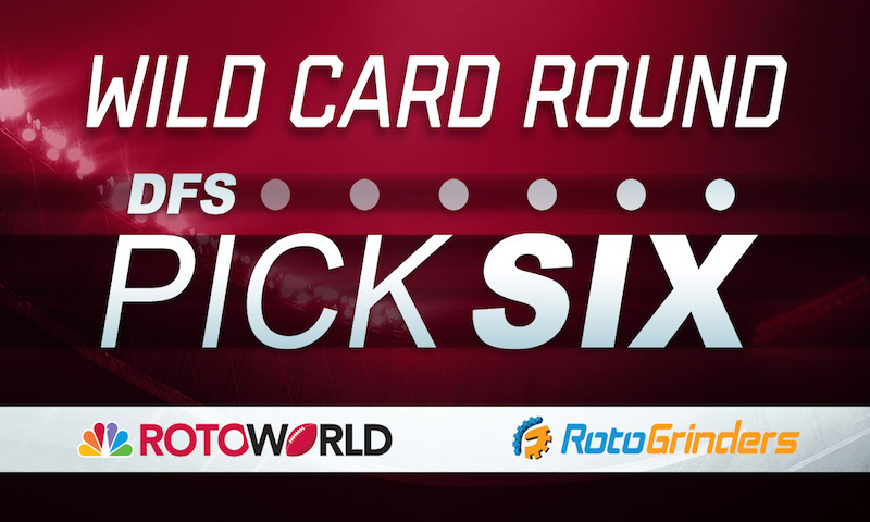 NFL Wild Card Rotoworld DFS Pick 6