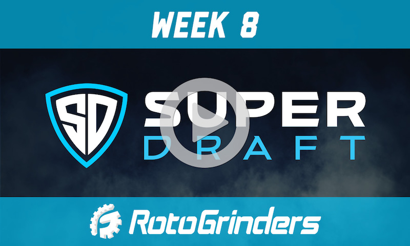 NFL Week 8 SuperDraft Live