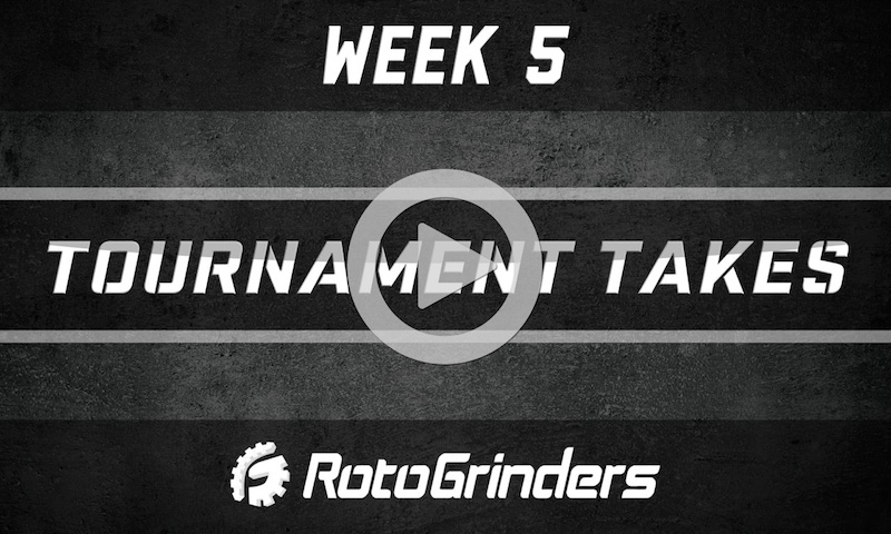 FREE THIS WEEK - Week 5: 2019 NFL Daily Fantasy Tournament Takes Podcast