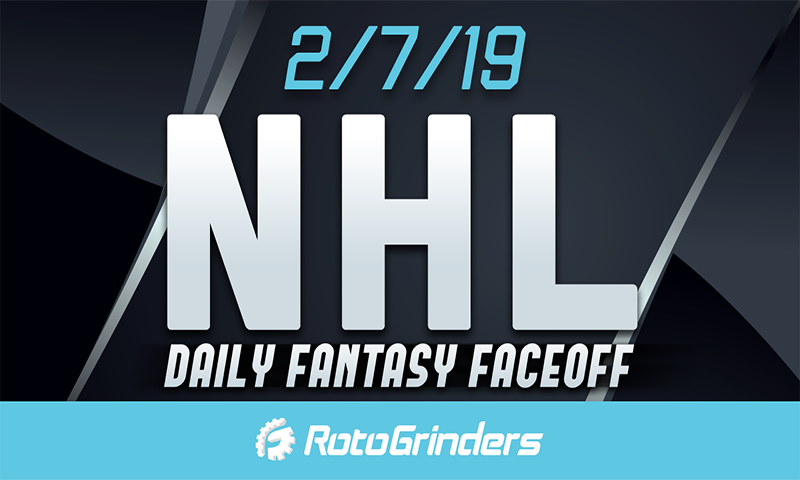 Daily Fantasy Faceoff: Thursday, February 7th