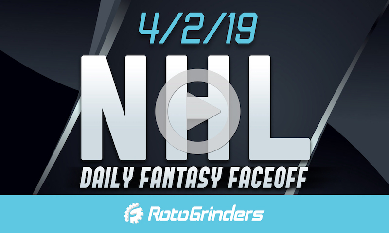 Daily Fantasy Faceoff: Tuesday, April 2nd (Last Show of Season)