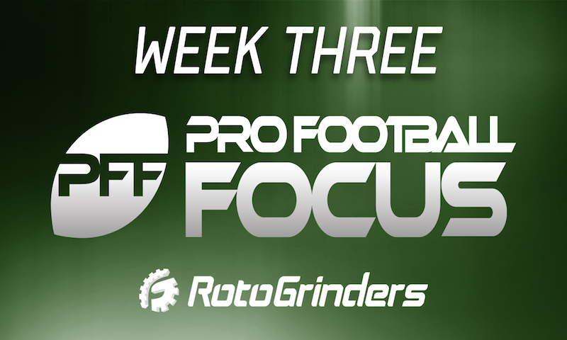 NFL Pro Football Focus Week 3